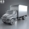 Sterling Acterra Box Truck 2002 3d model