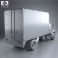 Sterling Acterra Box Truck 2002 3d model