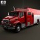 Sterling Acterra Fire Truck 2002 3d model