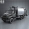 Sterling Acterra Garbage Truck 2002 3d model