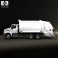 Sterling Acterra Garbage Truck 2002 3d model
