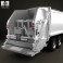 Sterling Acterra Garbage Truck 2002 3d model