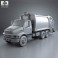 Sterling Acterra Garbage Truck 2002 3d model