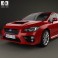 Subaru WRX 2014 3d model