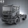 Tata Prima Tractor Racing Truck 2009 3d model