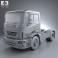 Tata Prima Tractor Racing Truck 2009 3d model