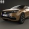 Lada XRAY 2012 3d model
