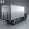 Volvo FE Hybrid Box Truck 2011 3d model