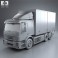 Volvo FE Hybrid Box Truck 2011 3d model
