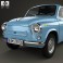 ZAZ 965A Zaporozhets 1962 3d model
