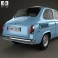 ZAZ 965A Zaporozhets 1962 3d model