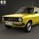 Audi 50 (Typ 86) 1974 3d model