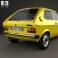 Audi 50 (Typ 86) 1974 3d model