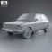 Audi 50 (Typ 86) 1974 3d model