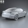 Audi A3 S line sedan 2013 3d model