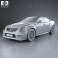 Cadillac CTS-V sedan 2009 3d model
