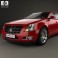 Cadillac CTS sport wagon 2009 3d model