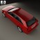 Cadillac CTS sport wagon 2009 3d model