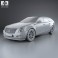 Cadillac CTS sport wagon 2009 3d model