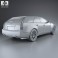 Cadillac CTS sport wagon 2009 3d model