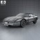 Chevrolet Corvette (C4) coupe 1983 3d model