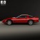 Chevrolet Corvette (C4) coupe 1983 3d model