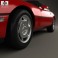 Chevrolet Corvette (C4) coupe 1983 3d model