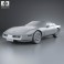 Chevrolet Corvette (C4) coupe 1983 3d model