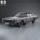 Dodge Polara Hardtop Coupe 1970 3d model