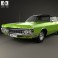 Dodge Polara Hardtop Coupe 1970 3d model