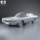Dodge Polara Hardtop Coupe 1970 3d model