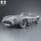 Ferrari 857 Sport Scaglietti Spider 1955 3d model