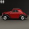 Fiat 500 Topolino 1936 3d model