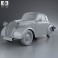 Fiat 500 Topolino 1936 3d model