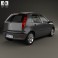 Fiat Punto 5-door 2003 3d model