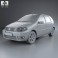 Fiat Punto 5-door 2003 3d model