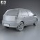 Fiat Punto 5-door 2003 3d model