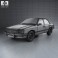 Holden Commodore with HQ interior 1980 3d model