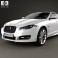 Jaguar XF with HQ interior 2012 3d model