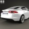 Jaguar XF with HQ interior 2012 3d model