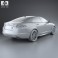 Jaguar XF with HQ interior 2012 3d model