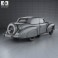 Lincoln Zephyr Continental Cabriolet 1939 3d model