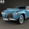 Lincoln Zephyr Continental Cabriolet 1939 3d model