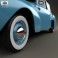 Lincoln Zephyr Continental Cabriolet 1939 3d model