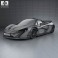 McLaren P1 with HQ interior 2014 3d model