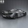 McLaren P1 with HQ interior 2014 3d model