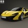 McLaren P1 with HQ interior 2014 3d model