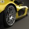 McLaren P1 with HQ interior 2014 3d model