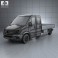 Mercedes-Benz Sprinter Drop Side Double Cab 2013 3d model