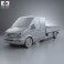 Mercedes-Benz Sprinter Drop Side Double Cab 2013 3d model